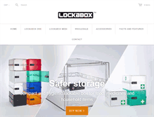 Tablet Screenshot of lockabox.com